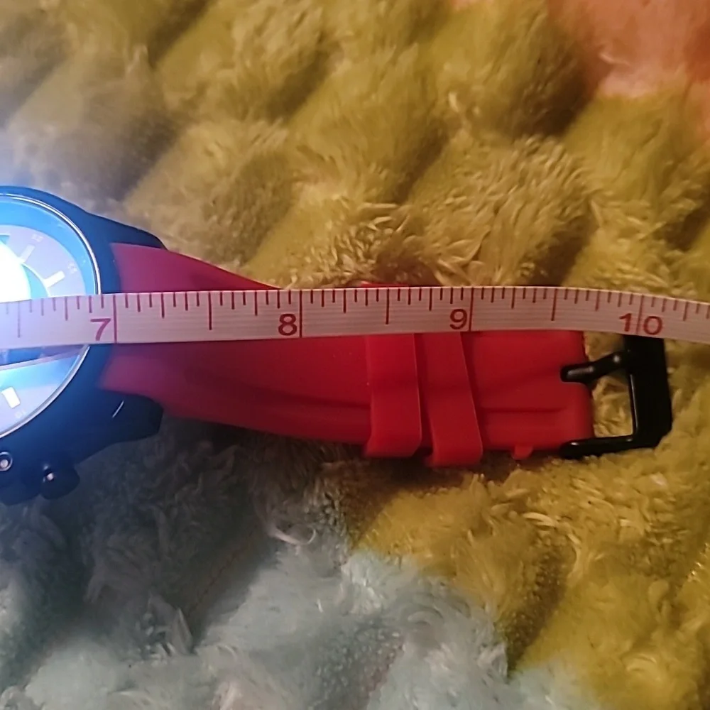 Swiss Hunter‎ Watch SH2469 Red Silicone Band